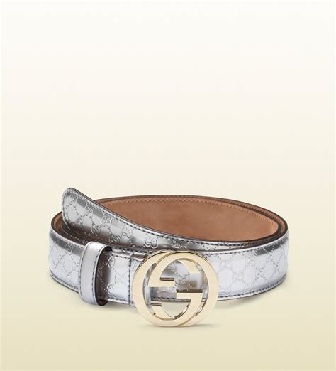 gucci belt silver buckle women.